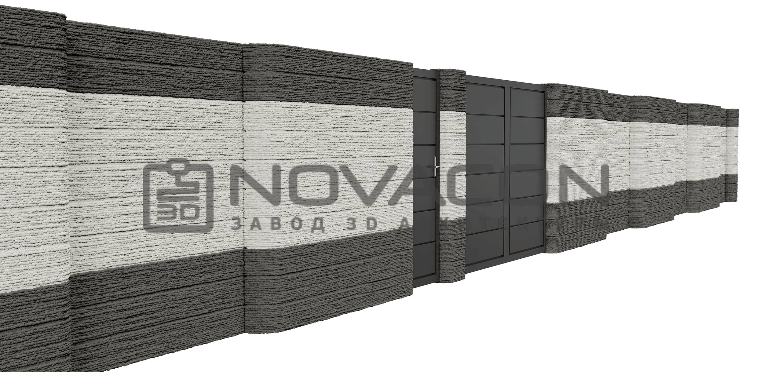 бетонные заборы для частного дома