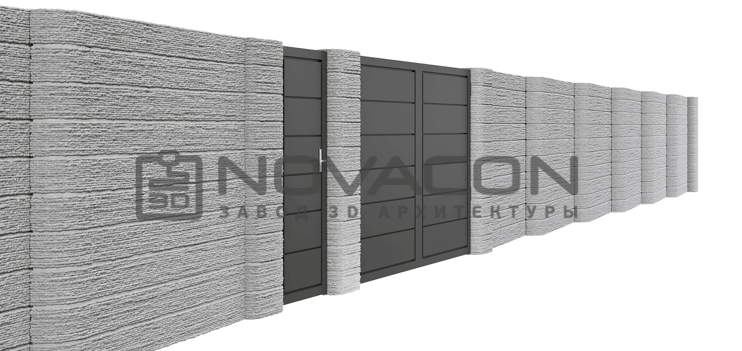 купить бетонный забор